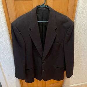 Vintage Reunion Menswear Black Blazer Jacket Classic Fit – Size Medium